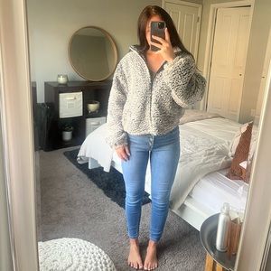 Express Sherpa jacket. Size medium!